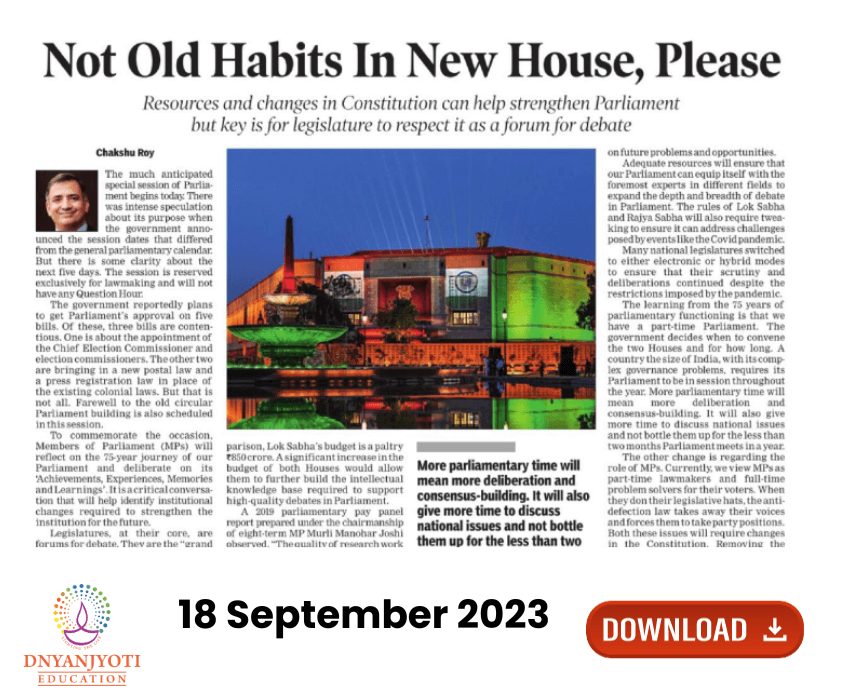 18 September Daily News Editorials 2023 pdf